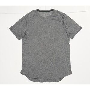 Lululemon Men's License to Train Short Sleeve Shirt Heather Gray M Performance